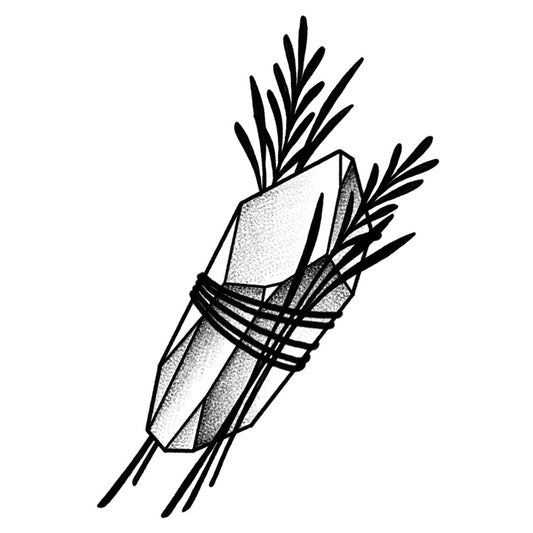 Crystal and Herbs