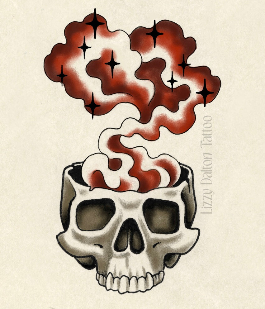 Dreamy Skull - Color