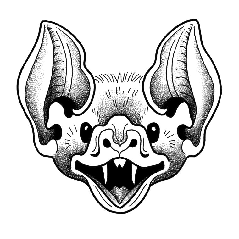 How To Draw A Bat Head