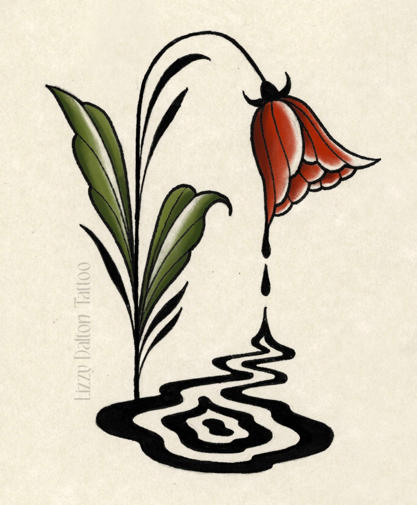 Drippy Flower - Color
