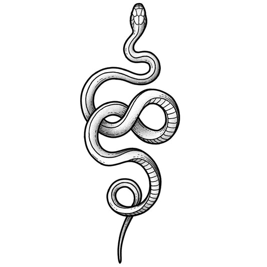 Snake 2 - Black and Grey